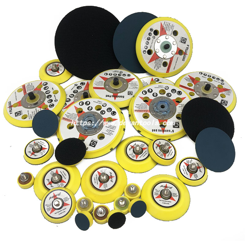 Factory OEM Pneumatic 5/1624 Thread Backing Hook and Loop PSA Sanding Pad Plate from China