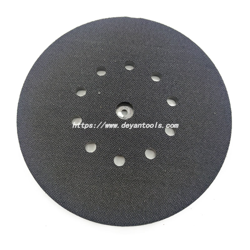 10" Backing Plate With Adapter,Hook And Loop Rotary Backing Pad Drill